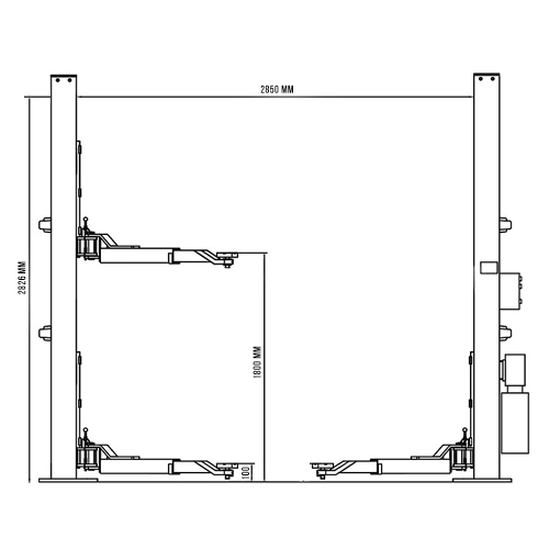 Фото-10201 Двухстоечный подъемник System4you ST4