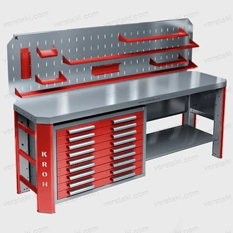 Верстак с экраном КРОН ГЕФЕСТ-ВС-8800